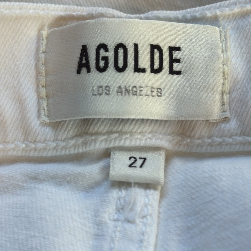 Agolde Toni Mid Rise Straight Jeans in Glowed Size 27 - Picture 14 of 16